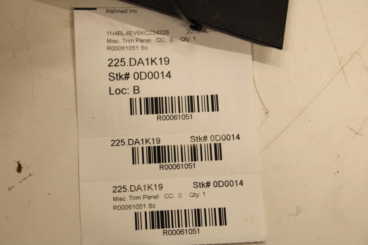 2019-2024 Nissan Altima SL RH Passenger Side Lower Dash Trim Cover 68920-6CA0A - Alshned Auto Parts