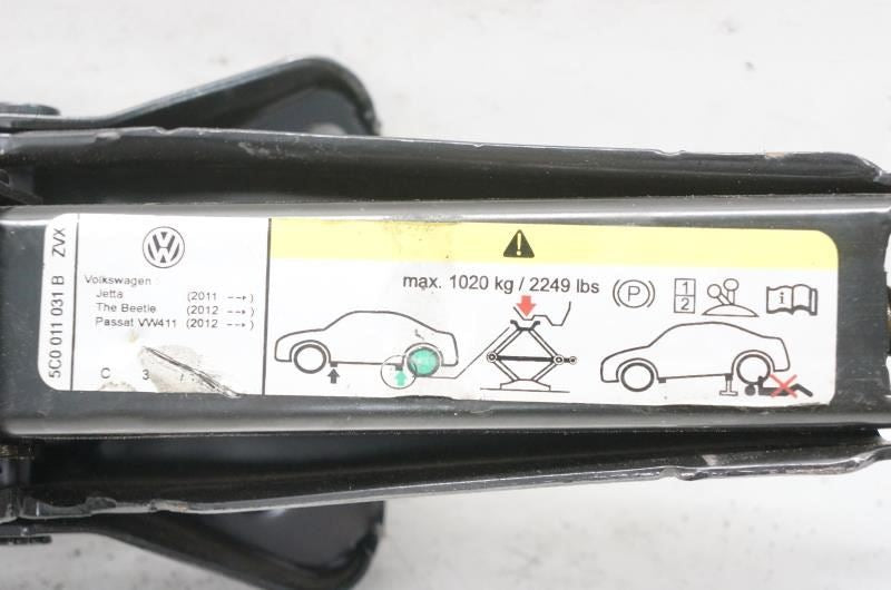2012-22 Volkswagen Passat 1.8L Lift Jack w/ Foam Holder Container 5C0-011-031-B - Alshned Auto Parts