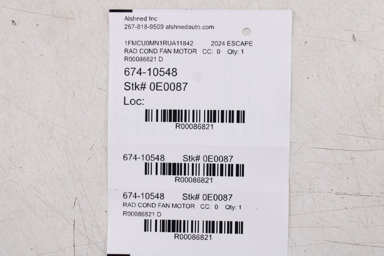 23-26 Ford Escape ST Engine Radiator w Cooling Fan Motor Assy MX6Z-8005-B *ReaD*16