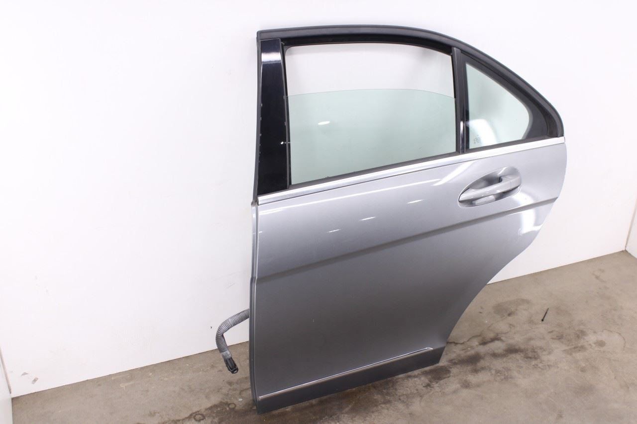 2008-14 Mercedes-Benz C350 Sport Rear Left Side Door Shell Panel w/ Window Glass - Alshned Auto Parts