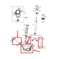 2017-24 Dodge Durango RR RH Suspension Low & Up Control Arms 52124814AD OEM - Alshned Auto Parts