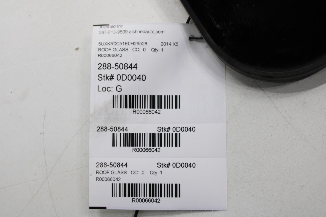 2014-2018 BMW X5 xDrive35i Front Panoramic Sunroof Roof Glass 54137386959 OEM - Alshned Auto Parts