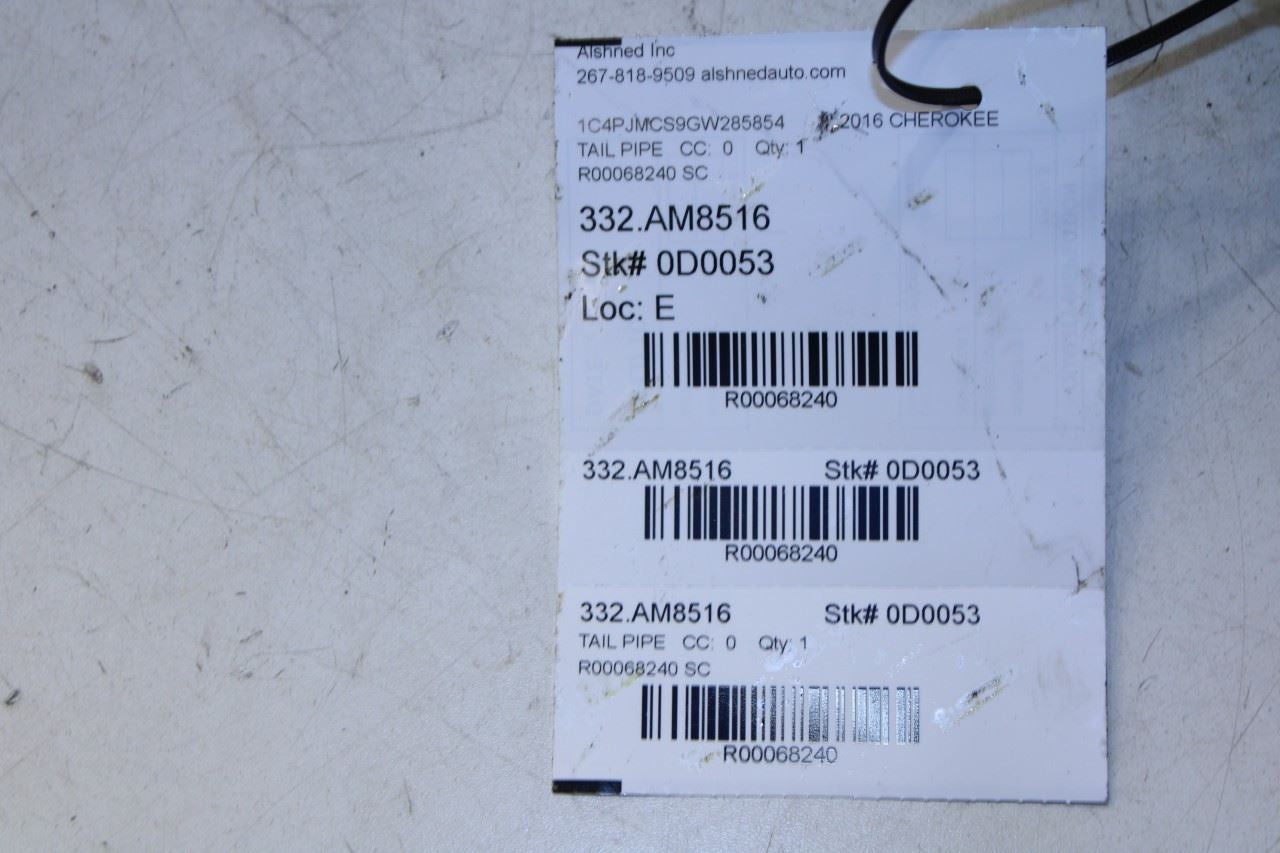 2015-2018 Jeep Cherokee 75th Anniversary Rear Left Side Exhaust Tail Pipe Tip - Alshned Auto Parts