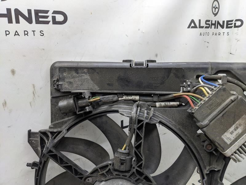 2009-16 Audi A4 2.0L Dual Radiator Cooling Fan Motor Assembly 8K0-121-003-M OEM - Alshned Auto Parts