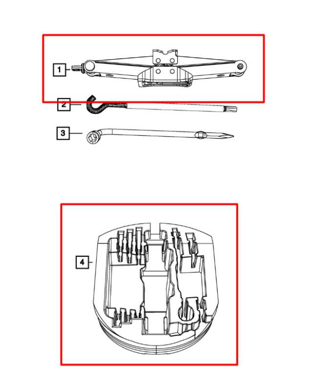 2011-16 Jeep Grand Cherokee 3.6L Lift Jack w/ Foam Holder 68068665AC OEM *ReaD* - Alshned Auto Parts