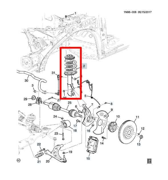 2019-23 GMC Acadia SLT-1 AWD Front Right Side Shock Strut Absorber 84342527 OEM - Alshned Auto Parts