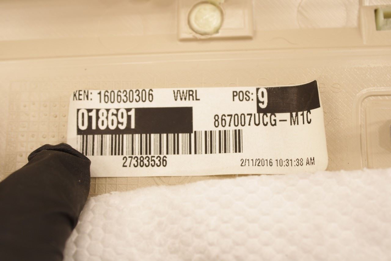 2012-19 Volkswagen Passat SE Rear Left Driver Door Trim Panel 561867211GOUT OEM - Alshned Auto Parts