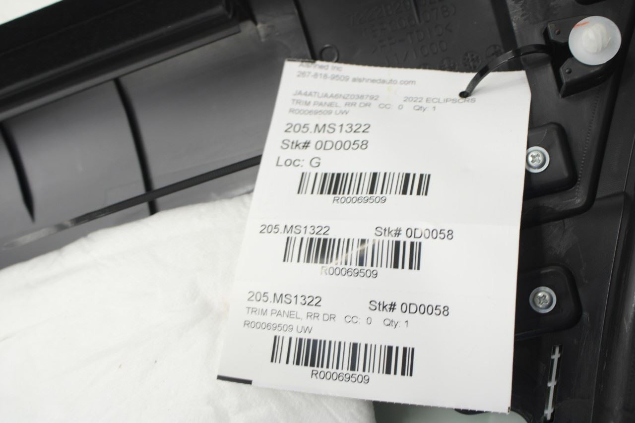 2022-2025 Mitsubishi Eclipse Cross ES Rear Left Door Trim Panel 7222B971XB OEM - Alshned Auto Parts