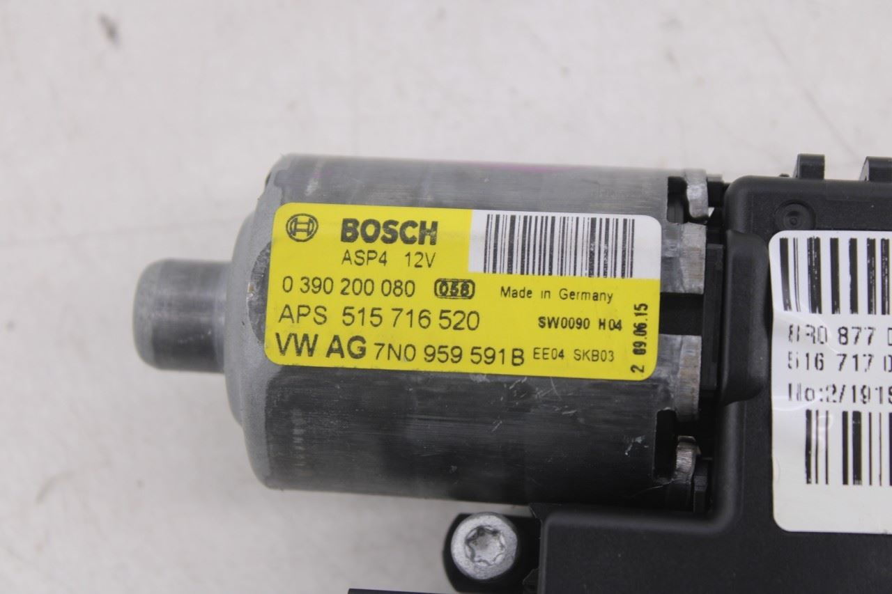 09-17 Audi Q5 Premium Roof Power Sliding Glass Sunroof Motor Set of 2 7N0959591B7