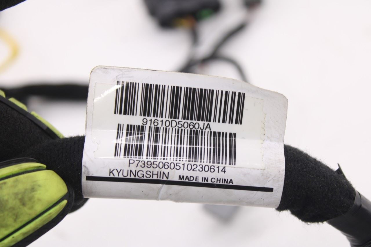 2016-2018 Kia Optima EX Front Right Passenger Side Door Wire Harness 91610-D50604