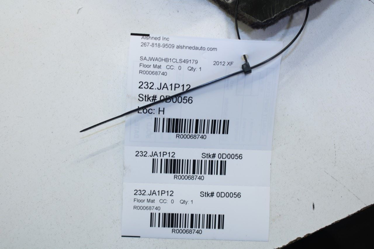 10-15 Jaguar XF Portfolio 5.0L RWD Front Driver Left Side Floor Carpet Liner Mat - Alshned Auto Parts