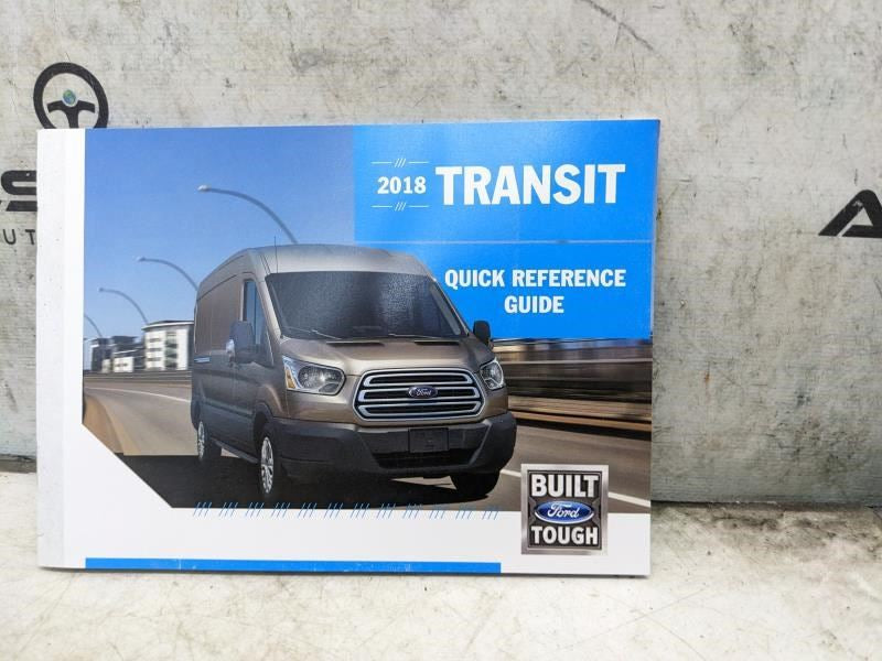 2018 Ford Transit Owners Manual Set with Case JK3J-19A321-AA OEM - Alshned Auto Parts