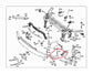 2015-23 Mercedes-Benz C300 FR Bumper Support Frame Lower Mount Bracket Set *ReaD - Alshned Auto Parts