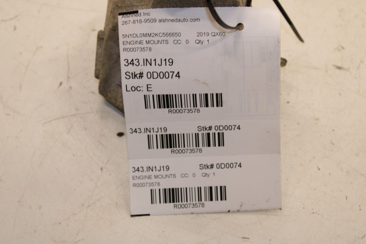 2014-20 Infiniti QX60 Pure 3.5L AWD Front Left Engine Mount Bracket 11274-3KA0A - Alshned Auto Parts