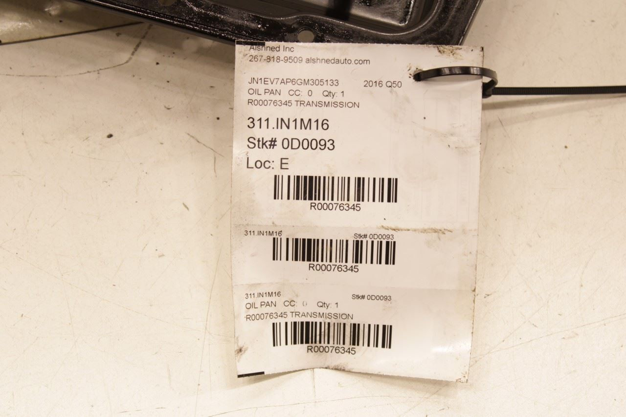 2014-24 Infiniti Q50 Premium 3.0L RWD Automatic Transmission Oil Pan 31390-1XJ0C - Alshned Auto Parts