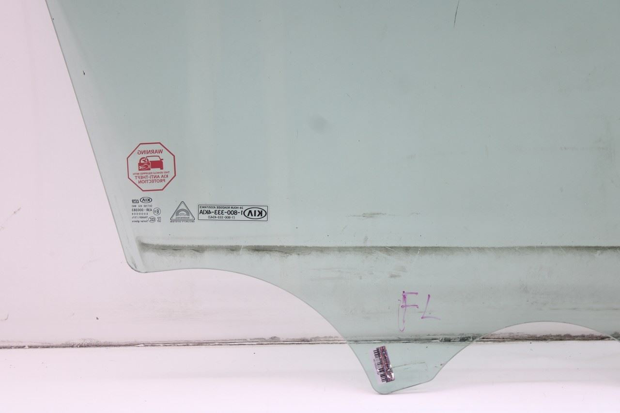 2016-2022 Kia Sportage Nightfall Front Left Door Window Movable Glass 82410D903016