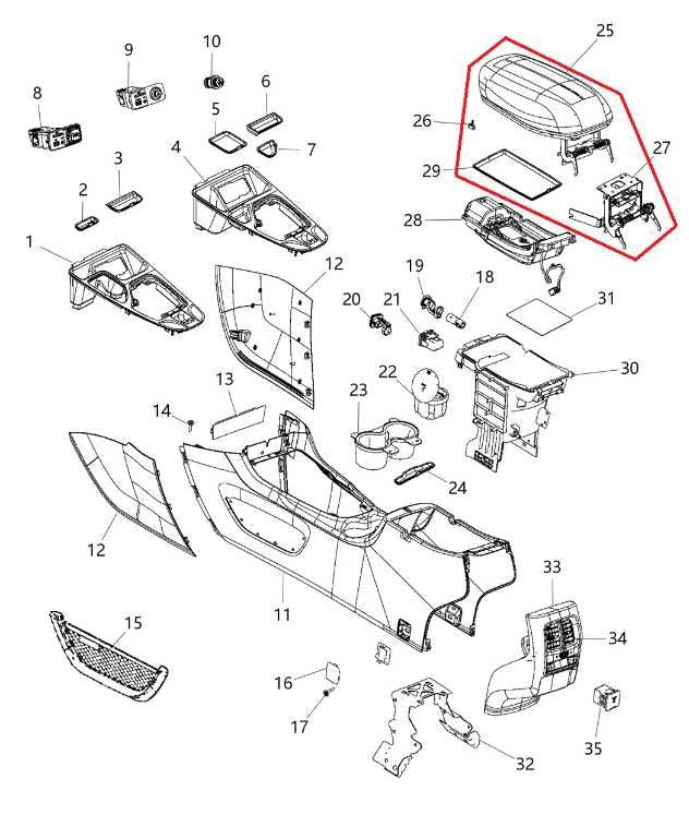 14-18 Jeep Cherokee Limited Front Center Console Armrest Storage Lid 1WZ791X9AD - Alshned Auto Parts