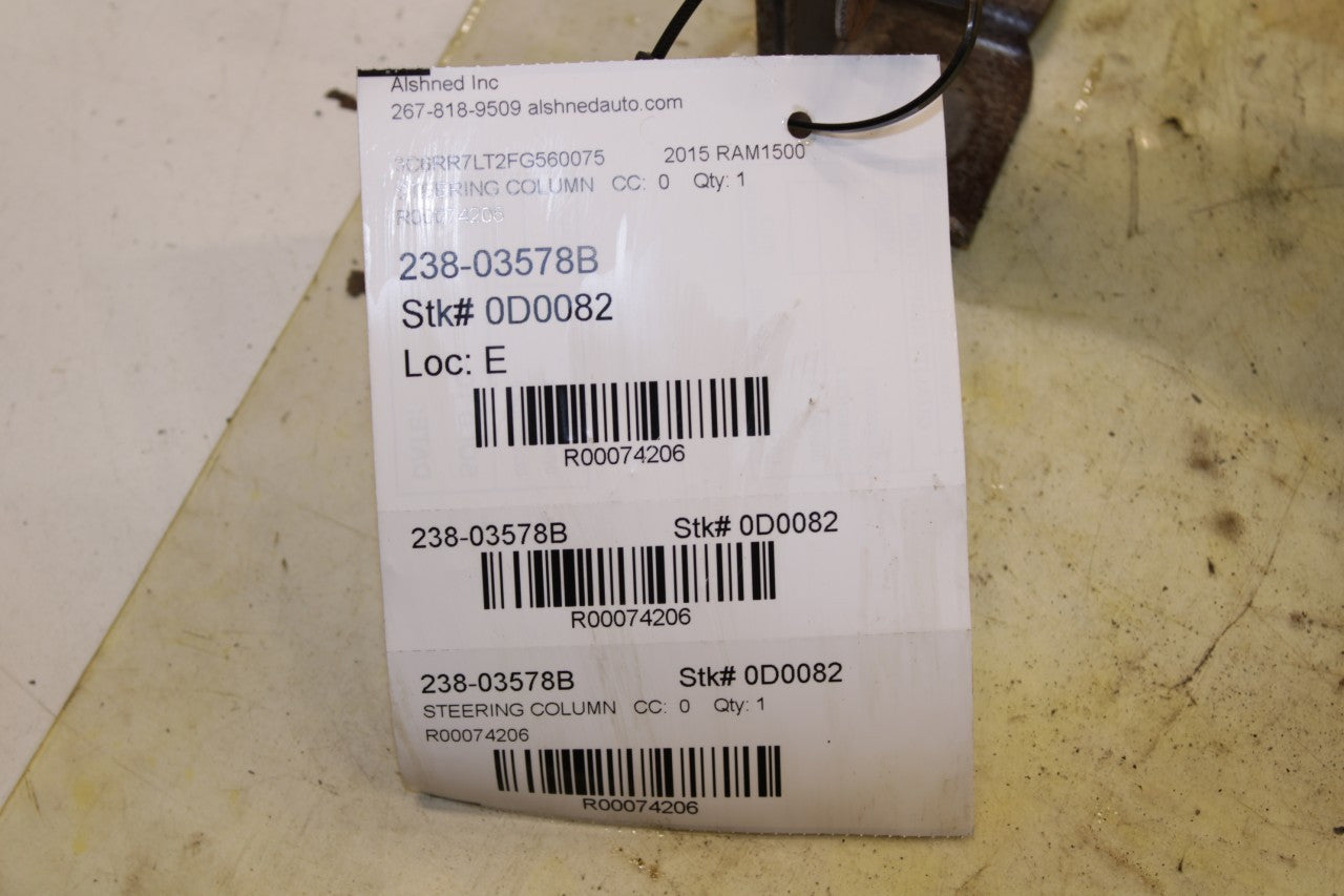 2013-20 Ram 1500 Big Horn Crew Cab 5.7L Steering Column Assembly 68144499AD OEM - Alshned Auto Parts