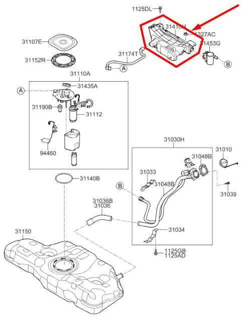 2011-2015 Hyundai Elantra Fuel Vapor Evaporator Emission Canister 31410-3X500 - Alshned Auto Parts