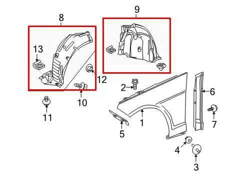 2010-13 Mercedes-Benz E 350 Luxury 4Matic FR LH Wheelhouse Splash Shield *ReaD*1