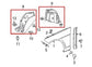 2010-13 Mercedes-Benz E 350 Luxury 4Matic FR LH Wheelhouse Splash Shield *ReaD*1