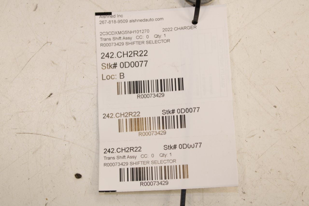 12-23 Dodge Charger GT AWD Transmission Gear Shift Lever Control Cable 4670705AA - Alshned Auto Parts