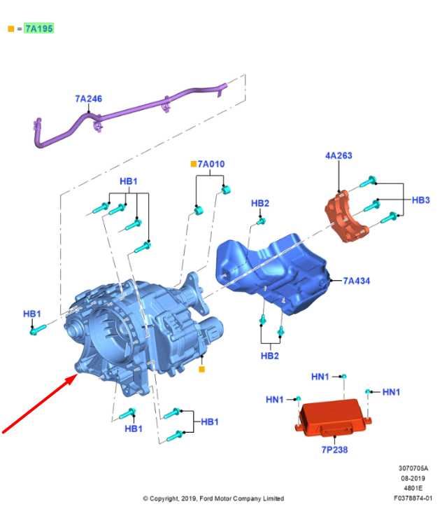 2020-26 Ford Explorer Interceptor 3.0L AWD Transfer Case 40 Miles L1M3-7A195-AK1