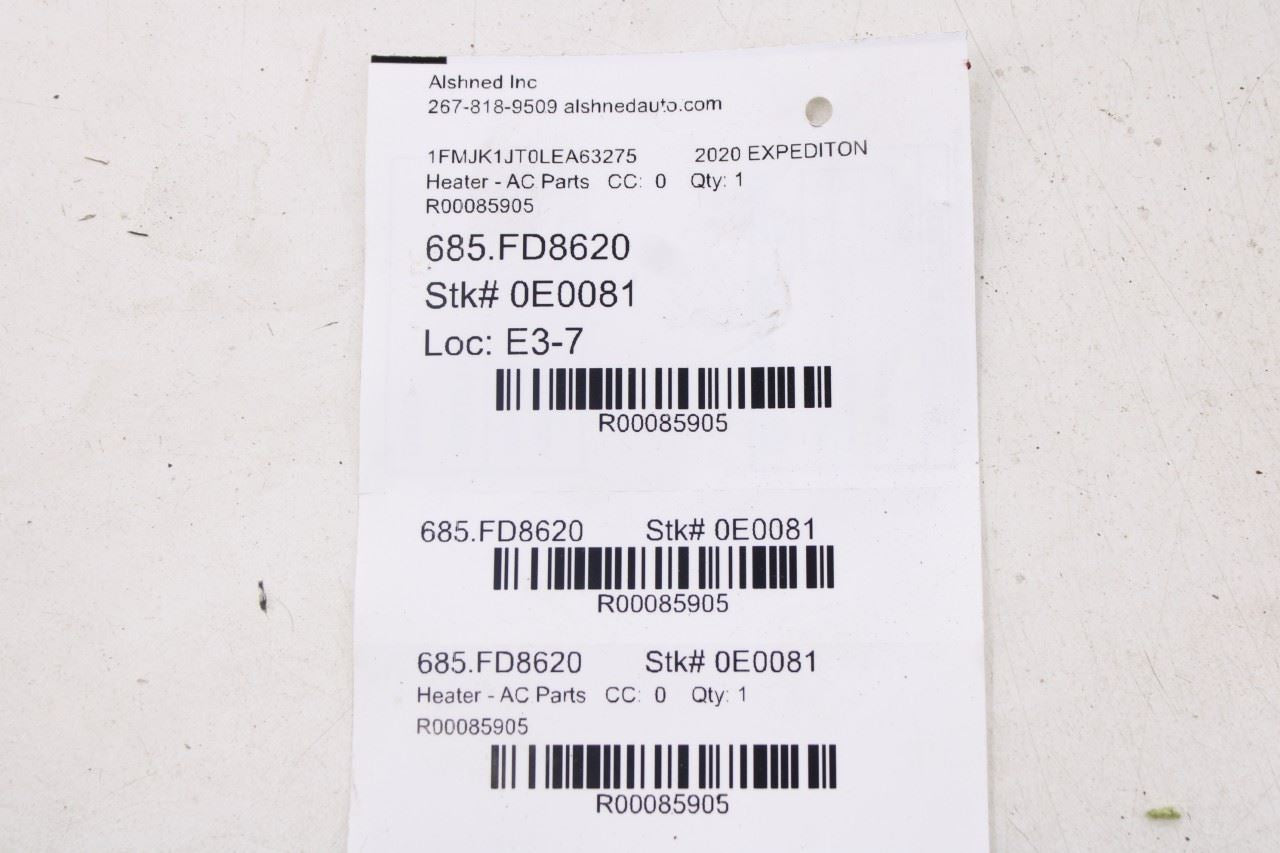 2018-21 Ford Expedition Max XLT 3.5L HVAC Heater Coolant Control Valve w/ Hoses11