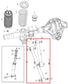 14-18 Ram 2500 Tradesman Crew Cab 2WD Rear Suspension Left Side Control Arm Set - Alshned Auto Parts
