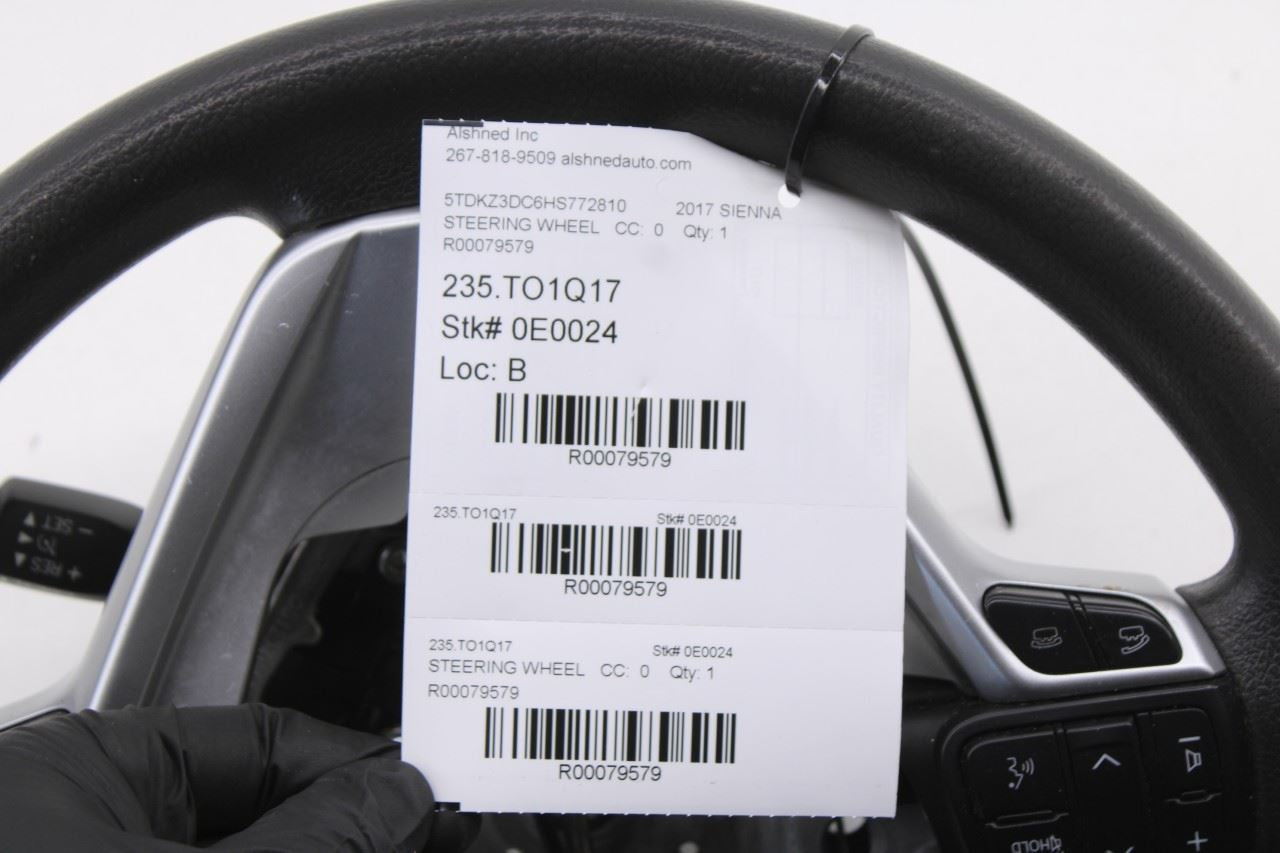 14-20 Toyota Sienna LE 3.5L Steering Wheel w/ Control Buttons 45100-0E351-C0 OEM - Alshned Auto Parts