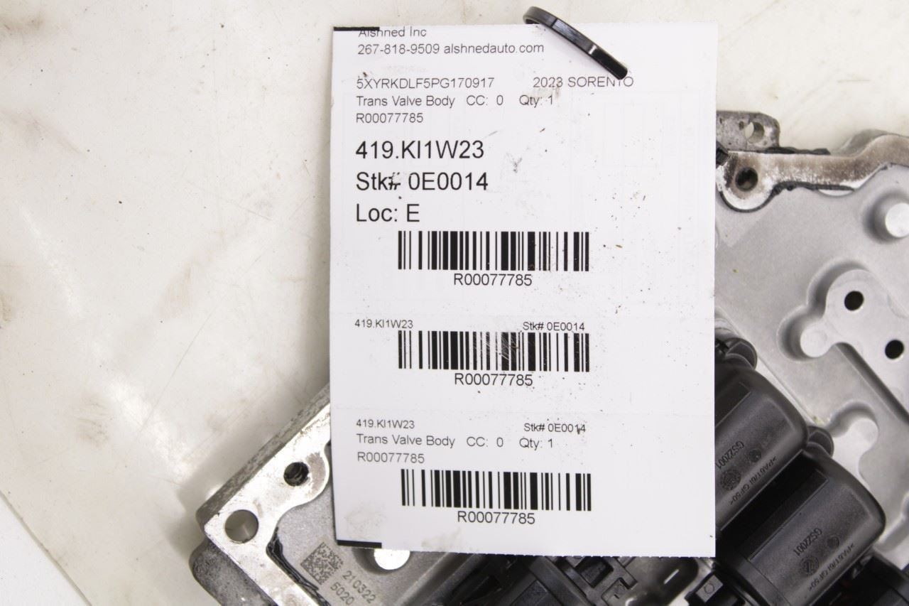 2021-23 Kia Sorento X-Line SX Prestige 2.5L AWD Auto Trans Inner Valve Body 34K - Alshned Auto Parts