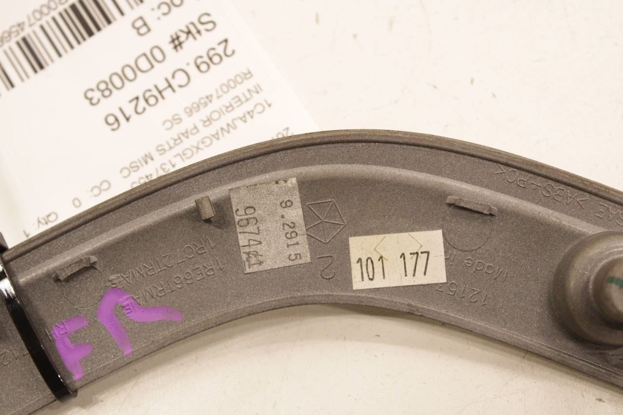 11-18 Jeep Wrangler Sport 2dr Front Right Door Interior Grab Handle Cover *ReaD* - Alshned Auto Parts