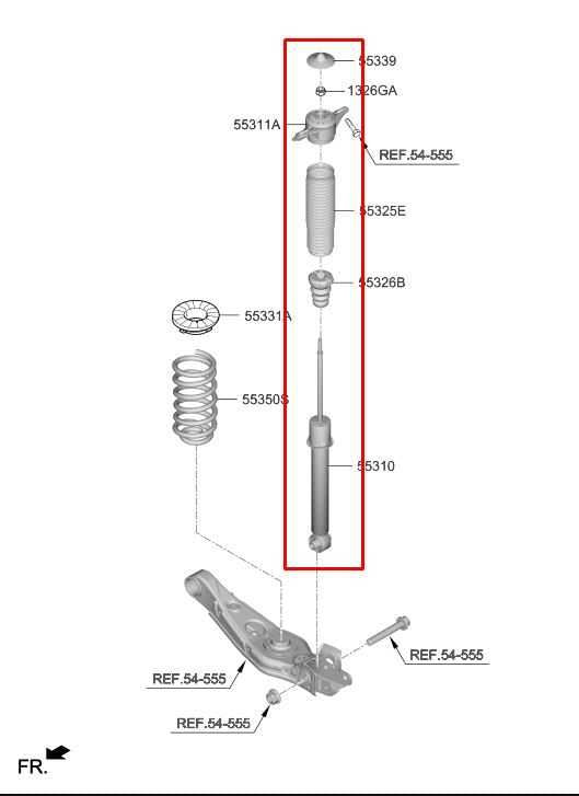 2019-2020 Hyundai Santa Fe SEL 2.4L AWD Rear Right Side Shock Strut Absorber - Alshned Auto Parts