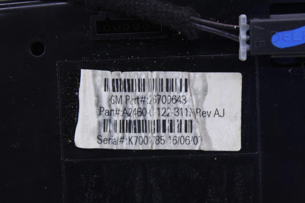 2017-2019 Buick LaCrosse Premium Inner Front Roof Overhead Console 26700643 OEM7