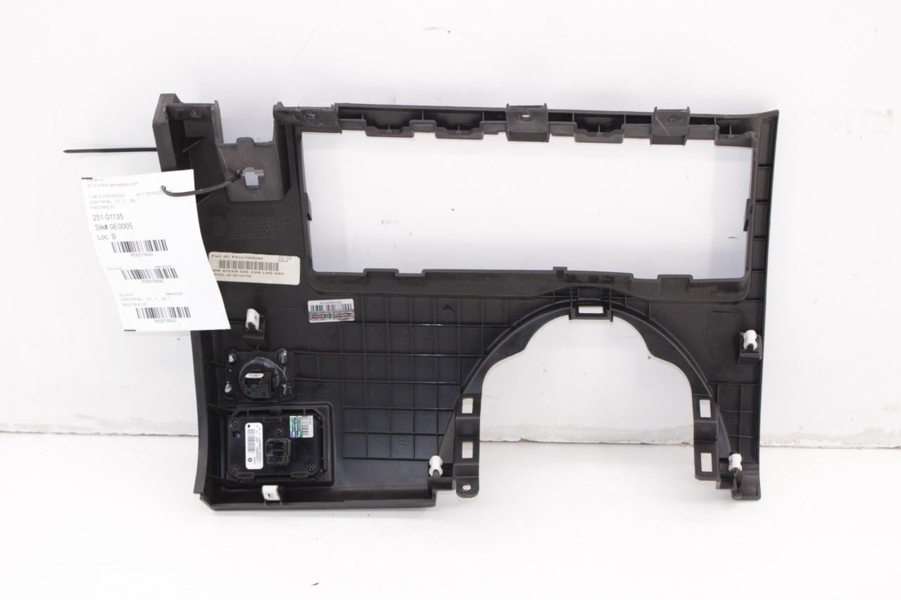 14-19 Jeep Grand Cherokee Summit FR Left Dash Lower Knee Bolster Trim w/ Switch - Alshned Auto Parts