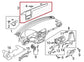 16-19 Volkswagen Passat SE Dash Panel Climate Control Switch Bezel 561857212EMKH - Alshned Auto Parts