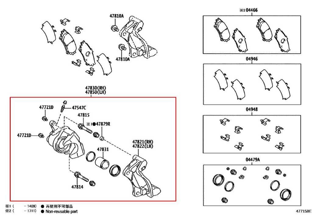 2014-2020 Toyota Sienna LE Rear Left Driver Side Brake Disc Caliper 47850-0E070 - Alshned Auto Parts