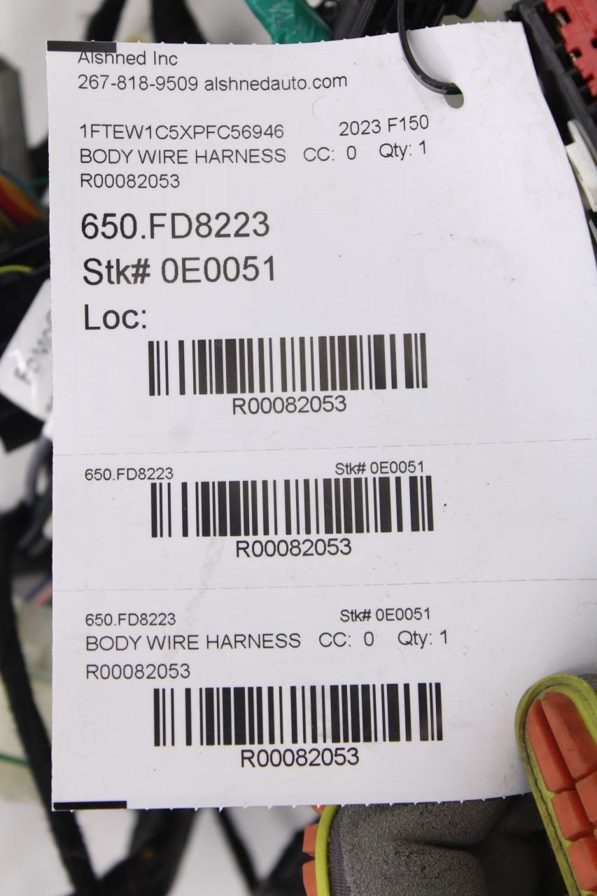 2023 Ford F150 XLT Supercrew Body Cab Wire Wiring Harness PL3T-14A005-XHN OEM17