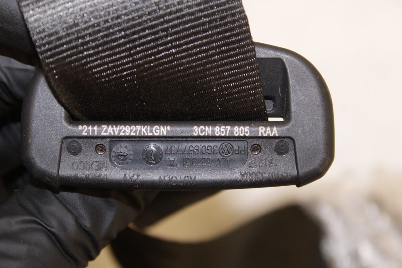 18-24 Volkswagen Atlas S 3.6L Rear Driver Left Side 2nd Row Seat Belt Retractor - Alshned Auto Parts