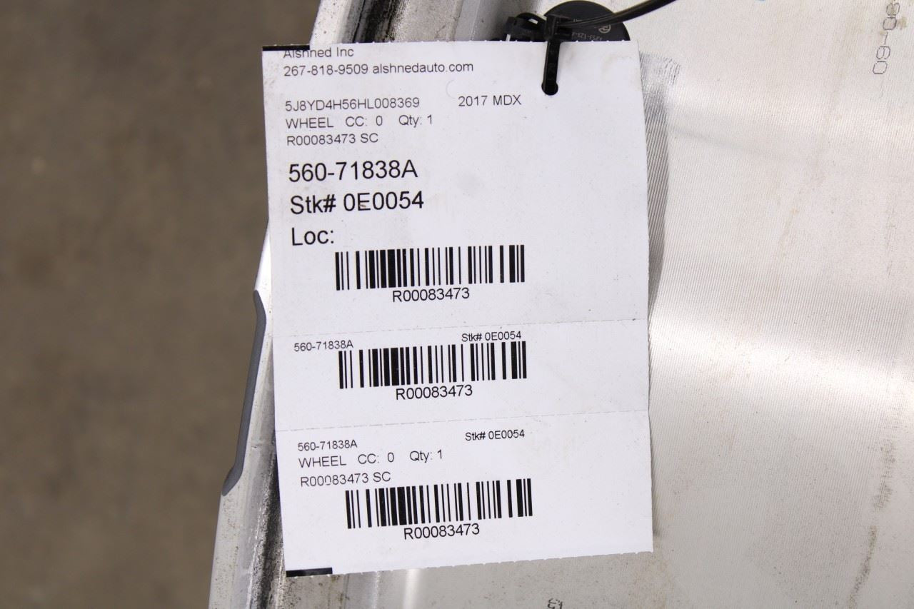 2017-2020 Acura MDX w/Technology Pkg Aluminum Wheel R20x8J Machined Face *ReaD*10