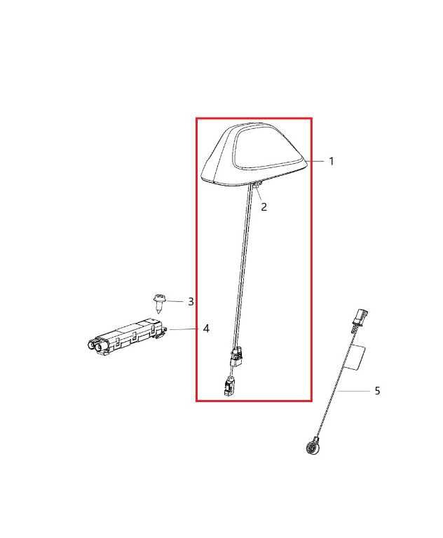 14-2017 Jeep Grand Cherokee Overland Roof Exterior Radio Antenna 1YG06LAUAF OEM - Alshned Auto Parts