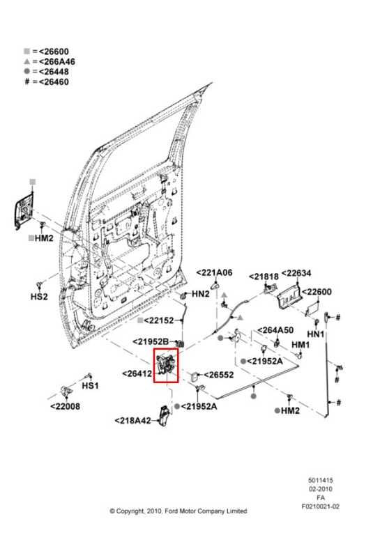 2012-16 Ford F250 Lariat Rear Left Side Door Lock Latch Actuator CL3Z-1626413-A - Alshned Auto Parts