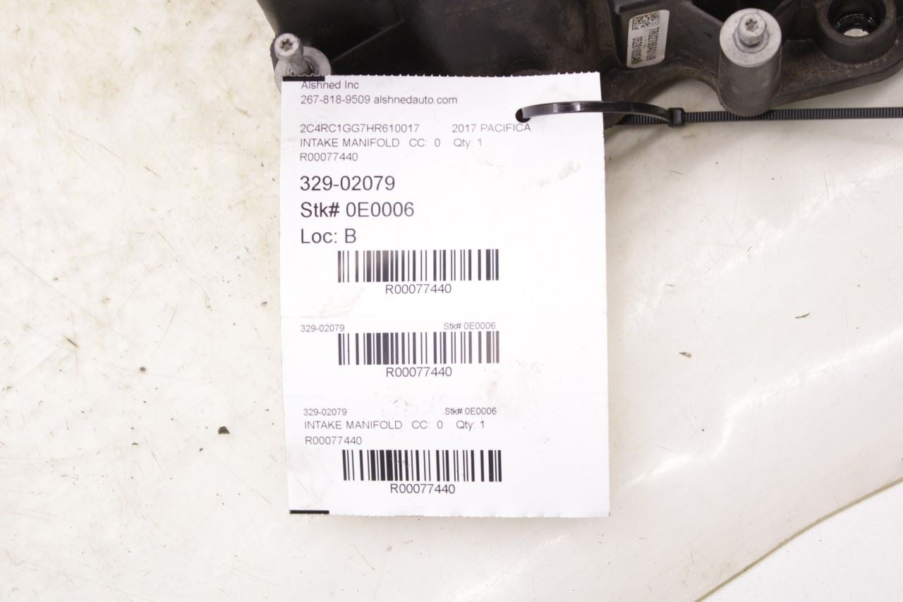 2017-2024 Chrysler Pacifica Limited 3.6L Engine Lower Intake Manifold 5281803AA - Alshned Auto Parts