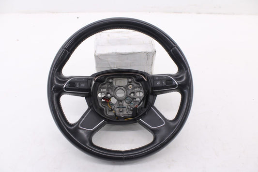2012-2015 Audi A7 Premium 3.0L AWD Steering Wheel Leather w/ Control Buttons - Alshned Auto Parts