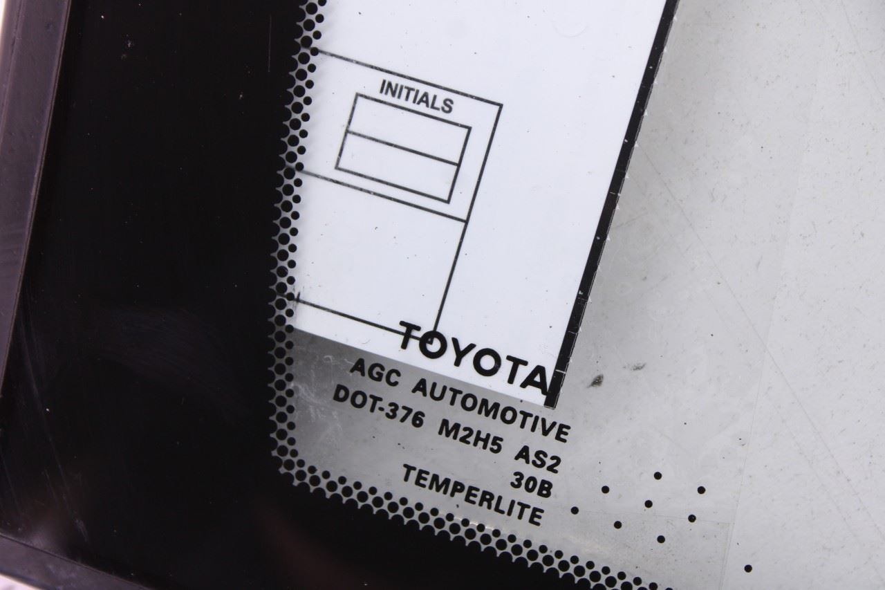 2011-2020 Toyota Sienna LE Front Right Side Door Quarter Vent Fixed Window Glass - Alshned Auto Parts