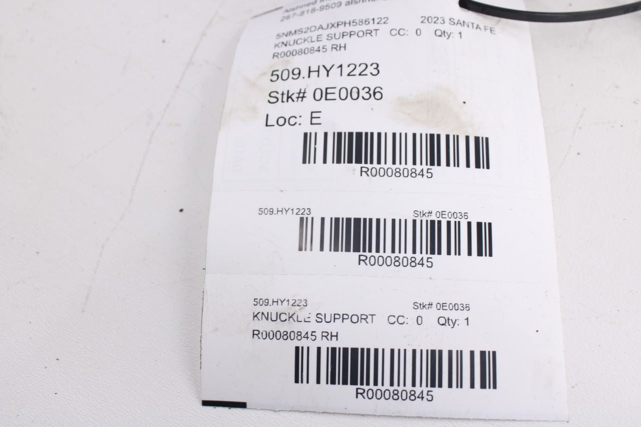 21-23 Hyundai Santa Fe SEL 2.5L AWD Front Passenger RH Side Spindle Knuckle Hub - Alshned Auto Parts