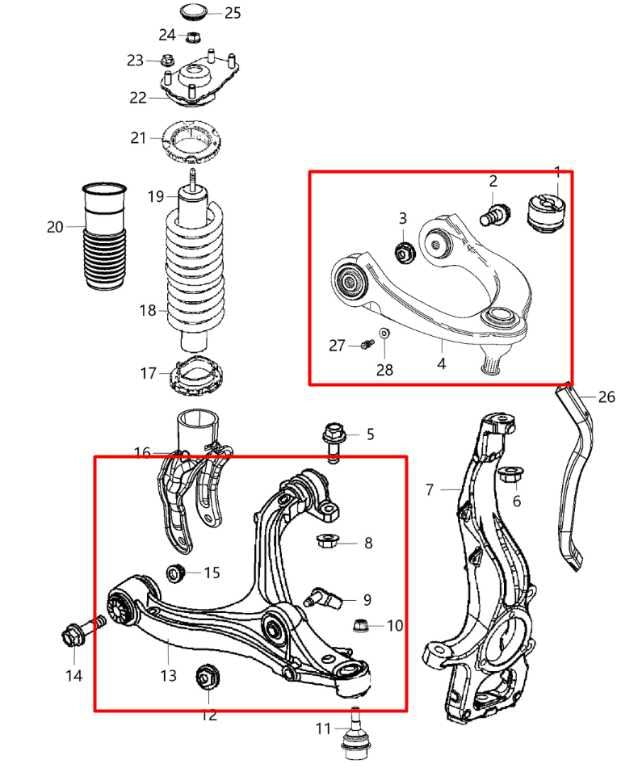 11-15 Dodge Durango SXT 3.6L AWD Front Left Side Upper and Lower Control Arm Set1