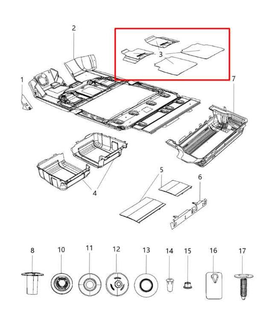 2013-20 Dodge Grand Caravan GT Front Rear RH and LH Carpet Floor Mats Set *ReaD* - Alshned Auto Parts