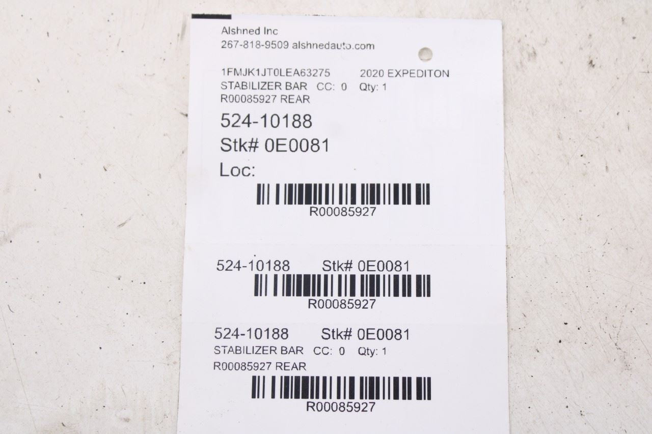 2018-2024 Ford Expedition Max XLT 4x4 Rear Stabilizer Sway Bar JL1Z-5A772-A OEM12
