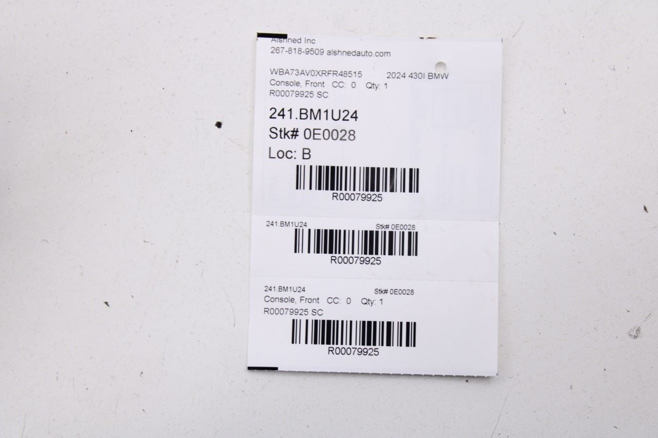 2023-2024 BMW 430i Gran Coupe xDrive Center Console Gear Shift Bezel Trim Panel - Alshned Auto Parts